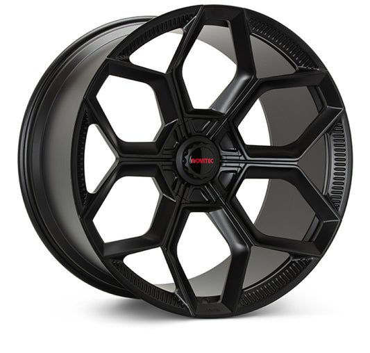 Vossen x Novitec NL5-Cl 20x9in - 5x112 BP - ET36 - Satin Black Lamborghini Huracan Front Wheel