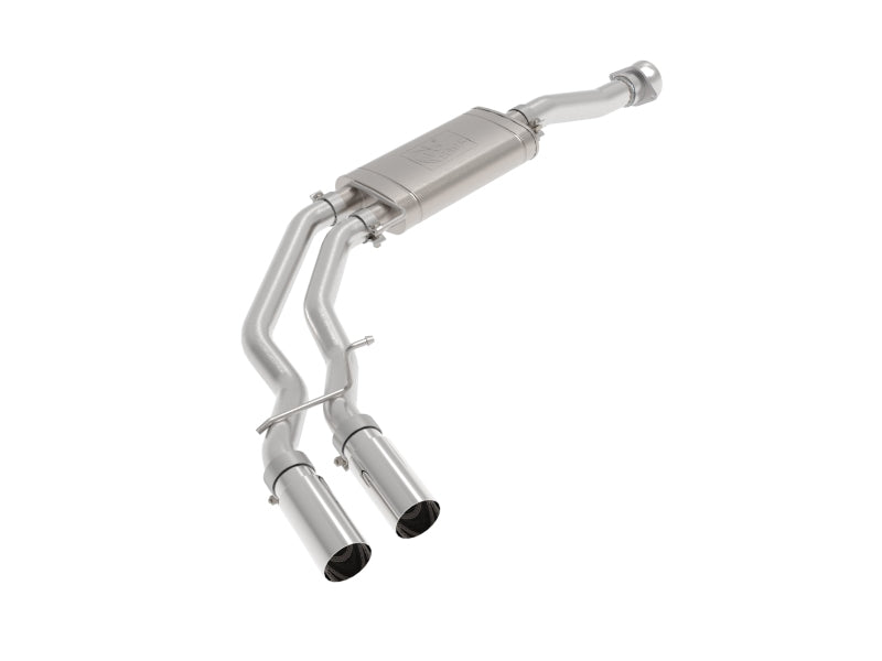 aFe Rebel 3in 409 SS Cat-Back Exhaust 2021 Ford F-150 V6 2.7L/3.5L (tt)/V8 5.0L w/ Polished Tips - Burkken Auto Parts