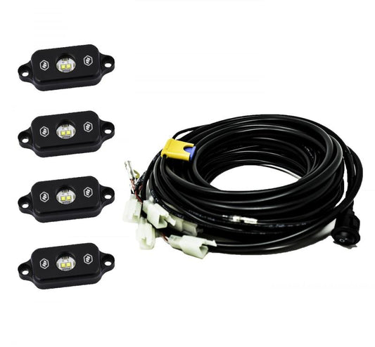 Baja Designs Universal Red Rock Light Kit - Burkken Auto Parts