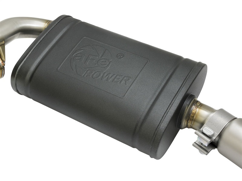 aFe MACHForce-Xp 2in 304 SS Cat-Back Exhaust w/Carbon Fiber Tips 13-16 Porsche Boxster 2.7L/3.4L - Burkken Auto Parts