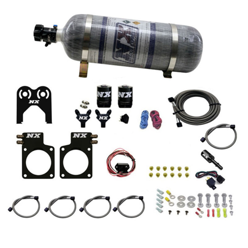 Nitrous Express Nissan GT-R Nitrous Plate Kit (35-300HP) w/Composite Bottle - Burkken Auto Parts