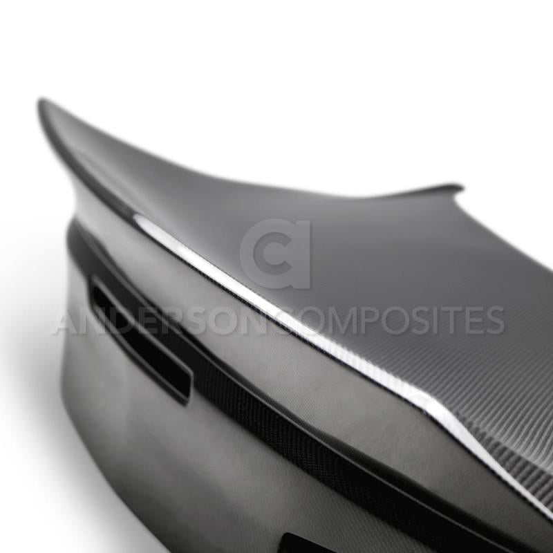 Anderson Composites 2016+ Chevy Camaro Carbon Fiber Double Sided Deck Lid w/ Integrated Spoiler - Burkken Auto Parts