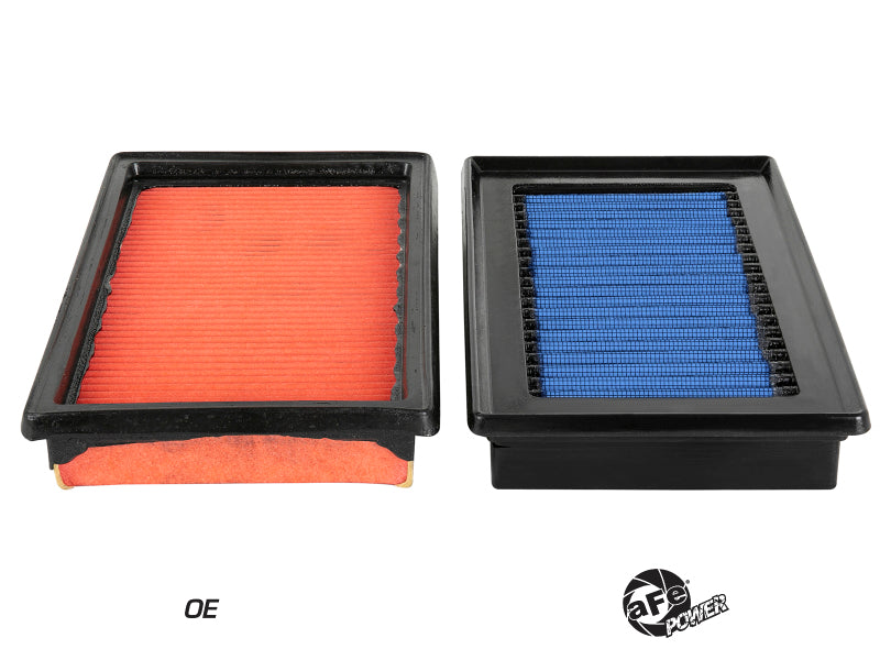 aFe MagnumFLOW OE Replacement Air Filter w/ Pro 5R Media (Pair) 14-19 Infiniti Q50 V6-3.5L/3.7L - Burkken Auto Parts