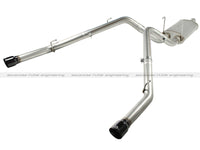 aFe MACHForce XP Exhausts Cat-Back SS-409 EXH CB Dodge Ram 1500 5.7L HEMI 09-13 Glossed Black - Burkken Auto Parts