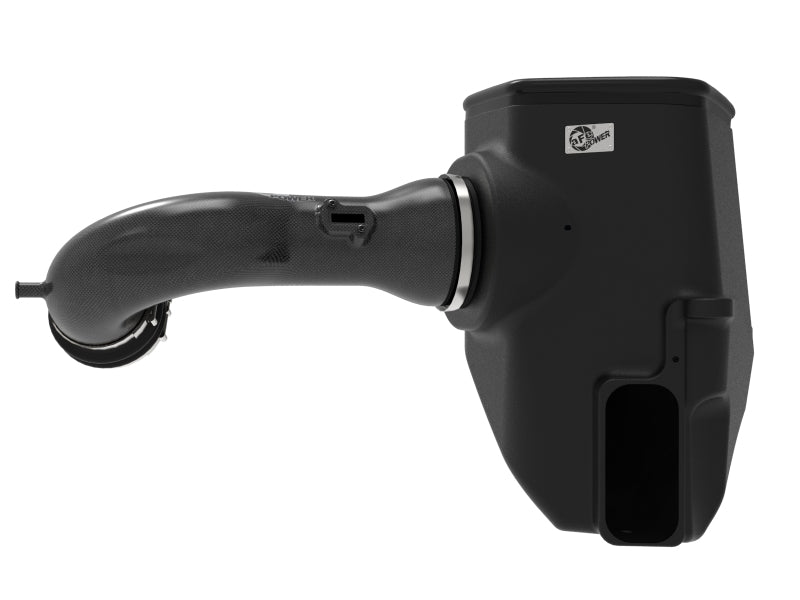 aFe 19-20 GM Trucks 5.3L/6.2L Track Series Carbon Fiber Cold Air Intake System With Pro 5R Filters - Burkken Auto Parts