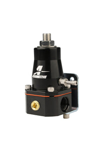 Aeromotive Adjustable Regulator Billet EFI Bypass - (2) -6 Inlets/(1) -6 Return - Black - Burkken Auto Parts