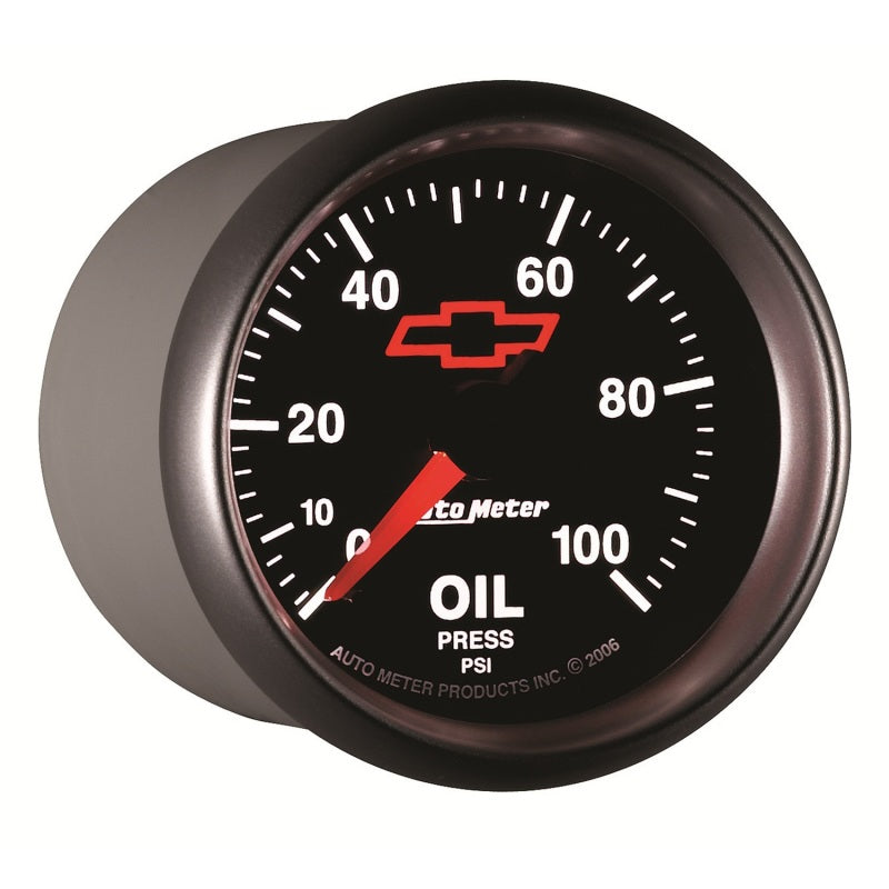 Autometer Sport-Comp II GM 52mm 0-100 PSI Mechanical Oil Pressure Gauge - Burkken Auto Parts