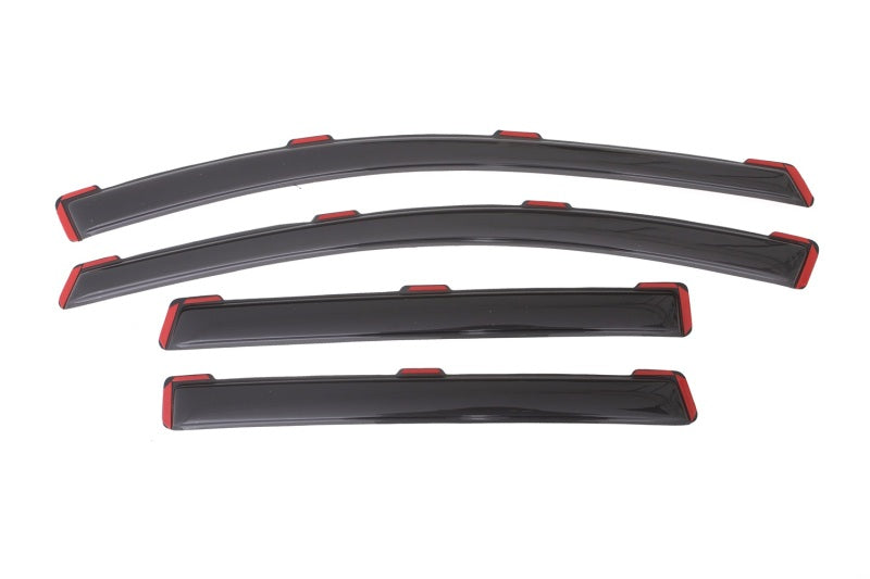AVS 13-18 Ford Escape Ventvisor In-Channel Front & Rear Window Deflectors 4pc - Smoke - Burkken Auto Parts