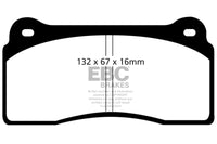 EBC 99-03 Aston Martin DB7 5.9 Redstuff Front Brake Pads - Burkken Auto Parts