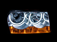 ANZO 2005-2010 Chrysler 300 Crystal Headlights w/ Halo Chrome (CCFL) - Burkken Auto Parts