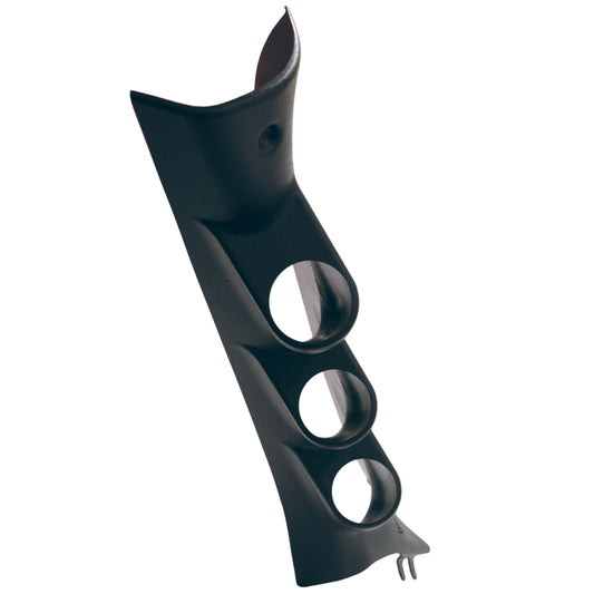 Autometer 15-18 Ford F-150 2-1/16in Triple A-Pillar Pod Gauge Mount - Black (w/ Speaker) - Burkken Auto Parts