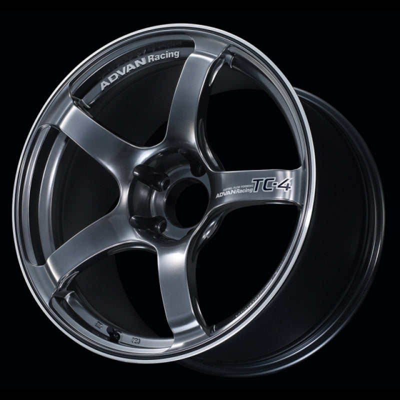Advan TC4 18x8 +42 5-112 Racing Gun Metallic & Ring Wheel - Burkken Auto Parts