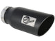 aFe MACH Force-XP 409 SS Right Side Single Wall Exhaust Tip 5in Inlet x 7in Outlet x 15in L - Burkken Auto Parts
