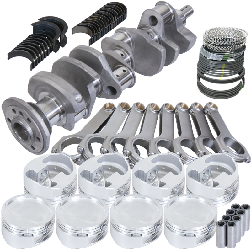 Eagle Chevy 350 3.750in Crank 6.000in H-Beam -28cc 4.030in Pistons Rotating Assembly - Burkken Auto Parts
