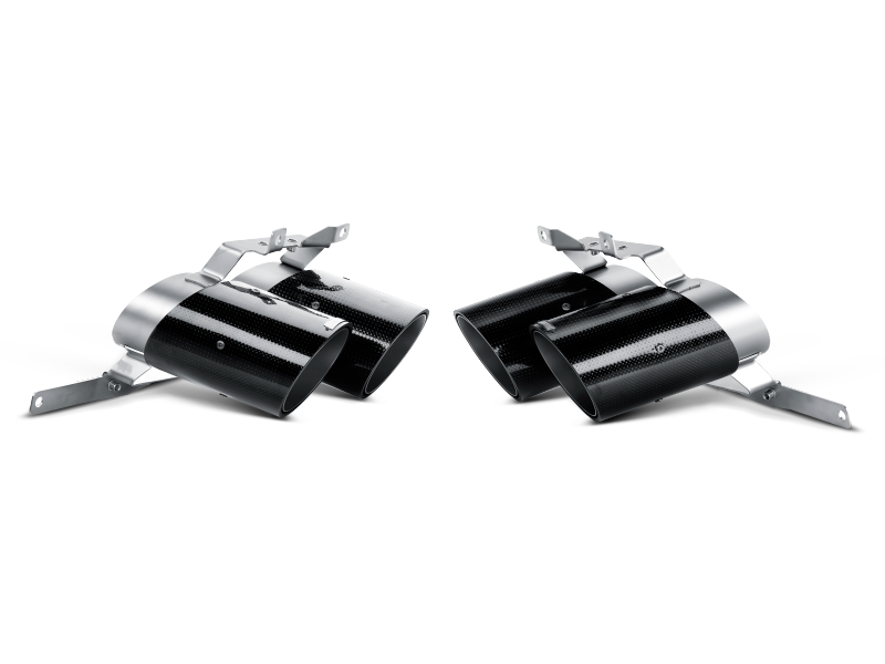 Akrapovic 09-14 Lamborghini Gallardo LP 550-2 Coupe Tail Pipe Set (Carbon) - Burkken Auto Parts
