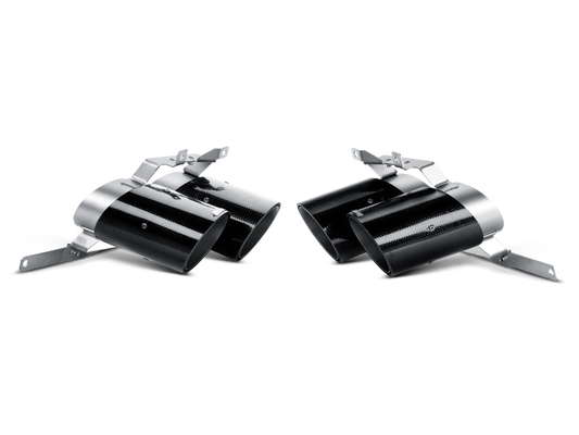 Akrapovic 09-14 Lamborghini Gallardo LP 550-2 Coupe Tail Pipe Set (Carbon) - Burkken Auto Parts