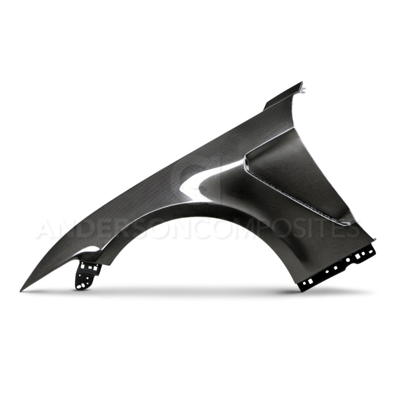 Anderson Composites 15-16 Ford Mustang GT 350 Style Carbon Fiber Front Fenders - Burkken Auto Parts