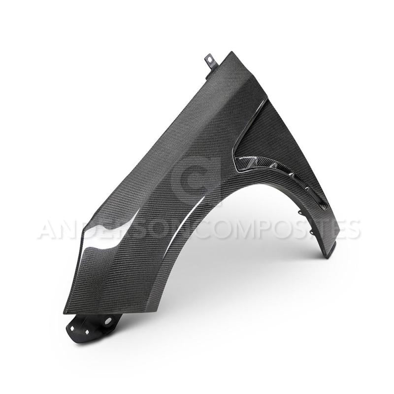 Anderson Composites 2016+ Focus Type-GR Vented Carbon Fiber Fenders .04in Wider (Pair) - Burkken Auto Parts