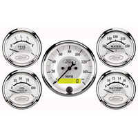 Autometer Ford Racing Kit Box (5 pc In-Dash Elec Speedo/Oil Pressure/Water Temp/Fuel Level/Volt) - Burkken Auto Parts