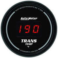 Autometer Z Series 52mm Black Digital 0-300 Deg F Transmission Temperature Gauge - Burkken Auto Parts