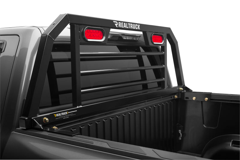 BackRack 99-24 Ford F-250/350/450 SD (17-24 Alum Body) SRL Rack Lighted Shortened Frame ONLY Req. HW - Burkken Auto Parts