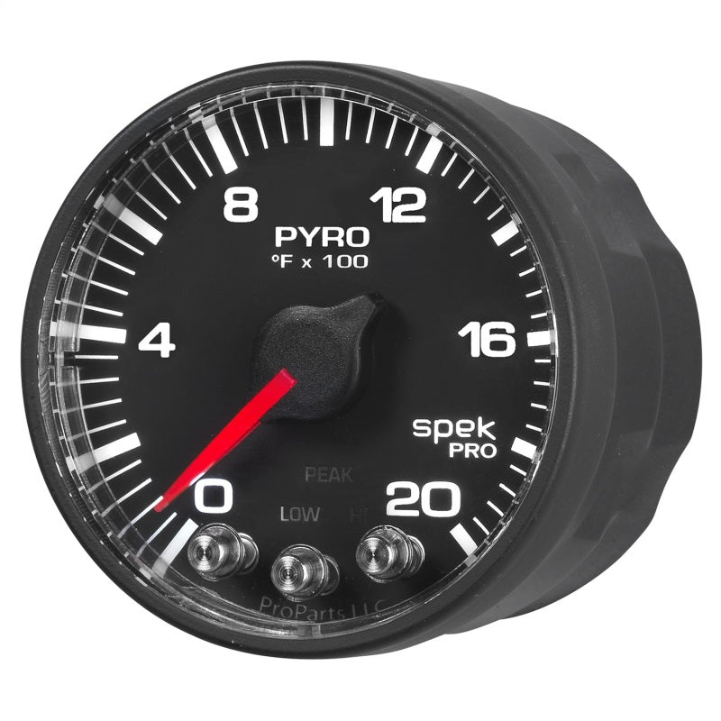 Autometer Spek-Pro 52.4mm 0-2000F Digital Stepper Motor Pyrometer Gauge - Burkken Auto Parts