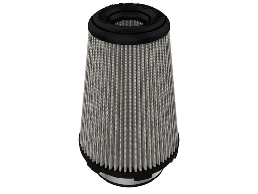 aFe MagnumFLOW Pro DRY S Universal Air Filter 4in F x 6in B x 4in T (Inv) x 8in H - Burkken Auto Parts
