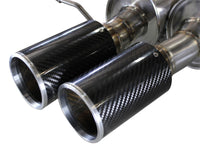 aFe MACHForce XP Exhaust 304SS Cat-Back w/ Carbon Fiber Tips 12-13 BMW M5 (F10) V8 4.4L (tt) - Burkken Auto Parts