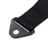 BLOX Racing Universal Tow Strap With BLOX Logo - Black - Burkken Auto Parts