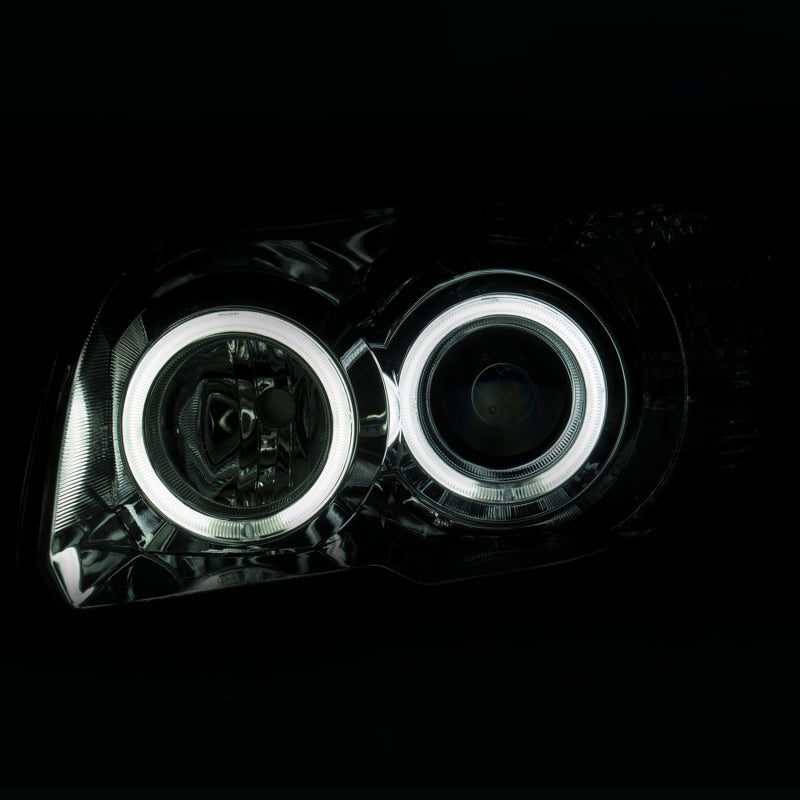 ANZO 2006-2009 Toyota 4Runner Projector Headlights w/ Halo Chrome - Burkken Auto Parts