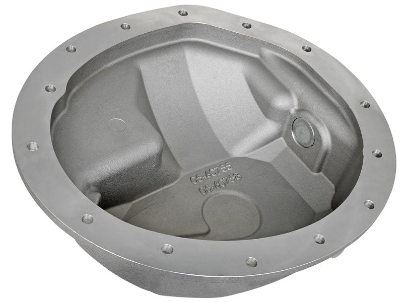 afe Front Differential Cover (Raw; Street Series); Dodge Diesel Trucks 03-12 L6-5.9/6.7L (td) - Burkken Auto Parts