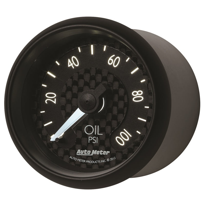 Autometer GT Series 52mm Mechanical 0-100 psi Oil Pressure Gauge - Burkken Auto Parts
