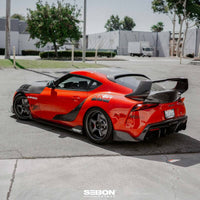 Seibon 2020+ Toyota GR Supra Carbon Fiber Rear Roof Spoiler - Burkken Auto Parts