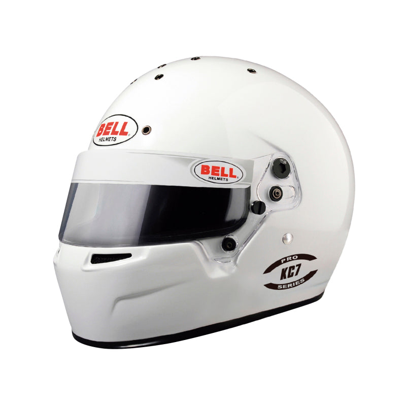 Bell KC7 CMR 6 3/4 CMR2016 V15 Brus Helmet - Size 54 (White) - Burkken Auto Parts
