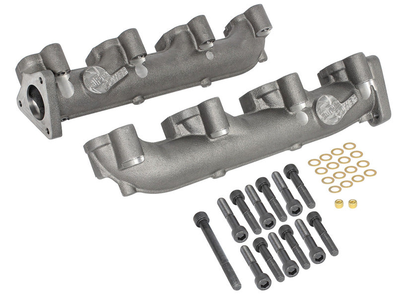 aFe Power BladeRunner Ported Ductile Iron Exhaust Manifold 01-16 GM Diesel Trucks V8-6.6L (td) - Burkken Auto Parts