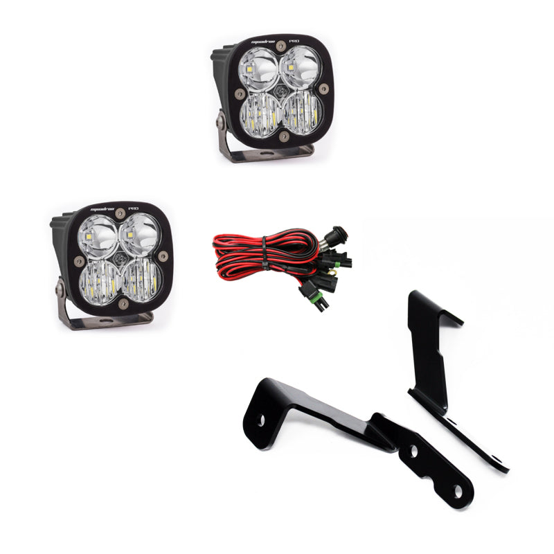 Baja Designs 2007-2013 GM Silverado/Sierra Squadron Pro Lights A-Pillar Kit - Burkken Auto Parts