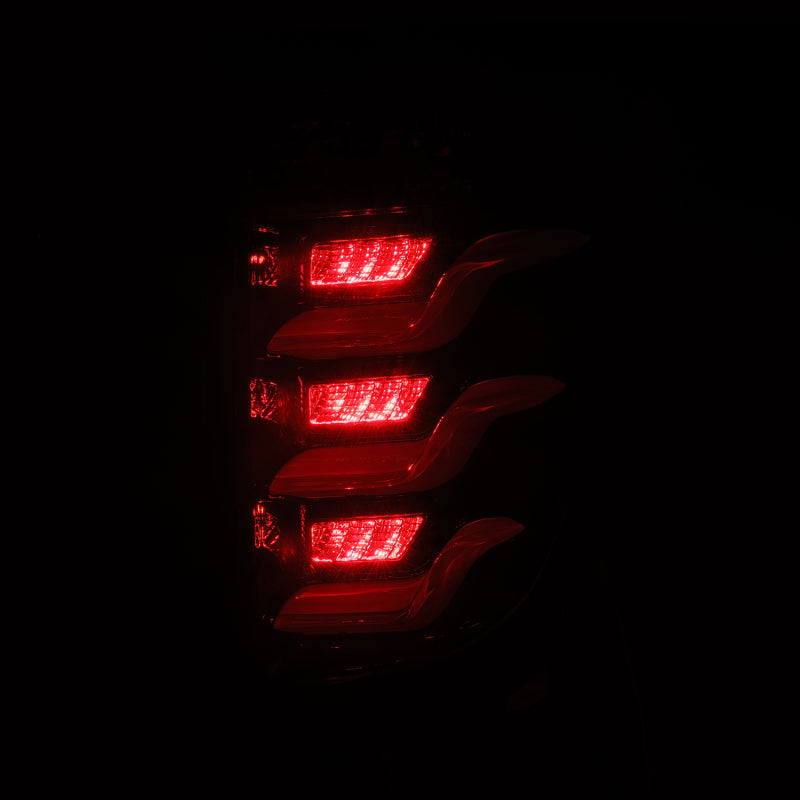 AlphaRex 11-15 Ford Explorer PRO-Series LED Tail Lights Jet Black - Burkken Auto Parts