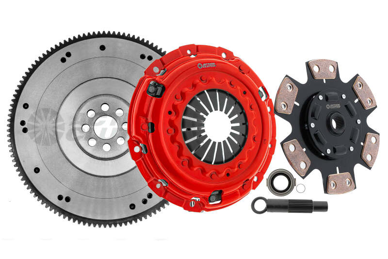 Action Clutch 12-15 Honda Civic Si 2.4L (K24Z7) Stage 3 Clutch Kit (1MS) w/OE-HD Flywheel - Burkken Auto Parts