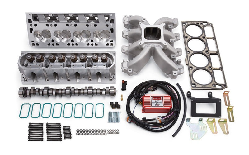Edelbrock Power Package Top End Kit RPM Series Chevrolet 1997-2004 5 7L LS1 w/ Timing Control Module - Burkken Auto Parts