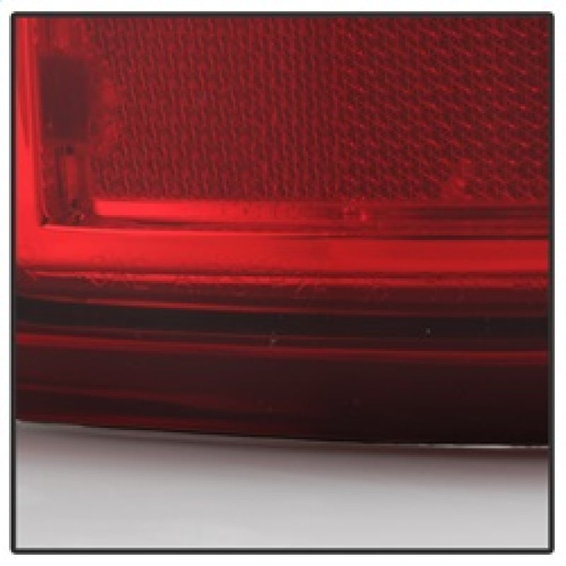 xTune Chevy Silverado 1500/2500/3500 03-06 LED Tail Lights Red Clear ALT-ON-CS03-LED-RC - Burkken Auto Parts