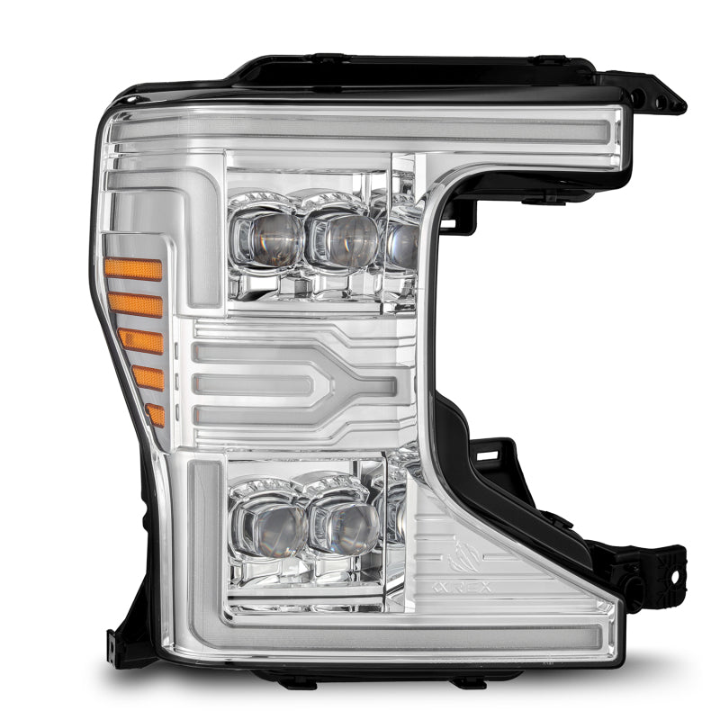 AlphaRex 20-22 Ford F-250/350/450/550 SD NOVA-Series LED Proj Headlights Chrome w/SS & SBDRL - Burkken Auto Parts