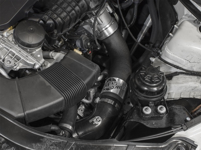 aFe BladeRunner 3in Black Intercooler Tube Cold Side w/ Couplings & Clamps 11-13 BMW 335i 3.0L (t) - Burkken Auto Parts