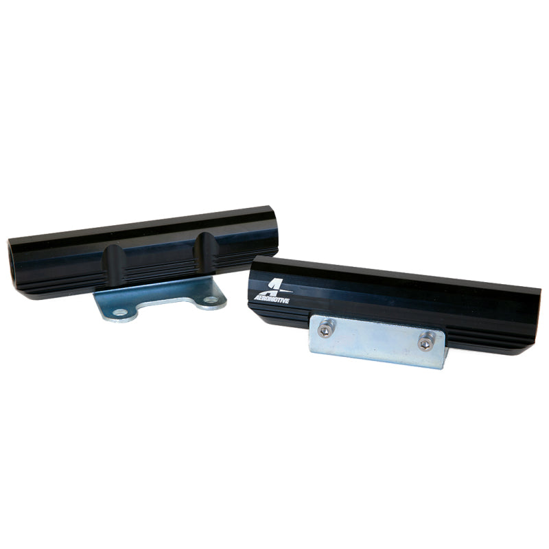 Aeromotive 02-14 Subaru WRX/07-20 Subaru STi Top Feed Fuel Rails - Black - Burkken Auto Parts