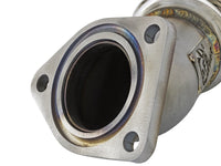 aFe Power Elite Twisted Steel 16-17 Honda Civic I4-1.5L (t) 2.5in Rear Down-Pipe Mid-Pipe - Burkken Auto Parts