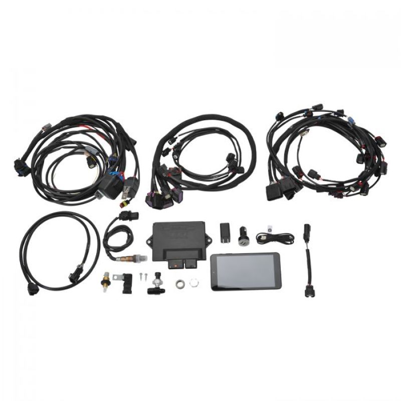 Edelbrock 11-14 Ford Coyote DBW VCC Pro-Flo 4+ EFI Fuel Injection Kit - Burkken Auto Parts