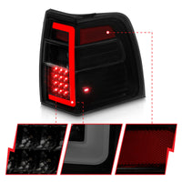 ANZO 07-17 Ford Expedition LED Taillights w/ Light Bar Black Housing Smoke Lens - Burkken Auto Parts