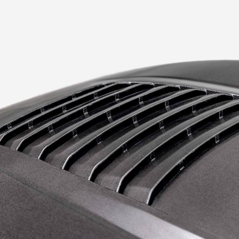 Anderson Composites 2024 Ford Mustang S650 Double-Sided Carbon Fiber Hood - Burkken Auto Parts