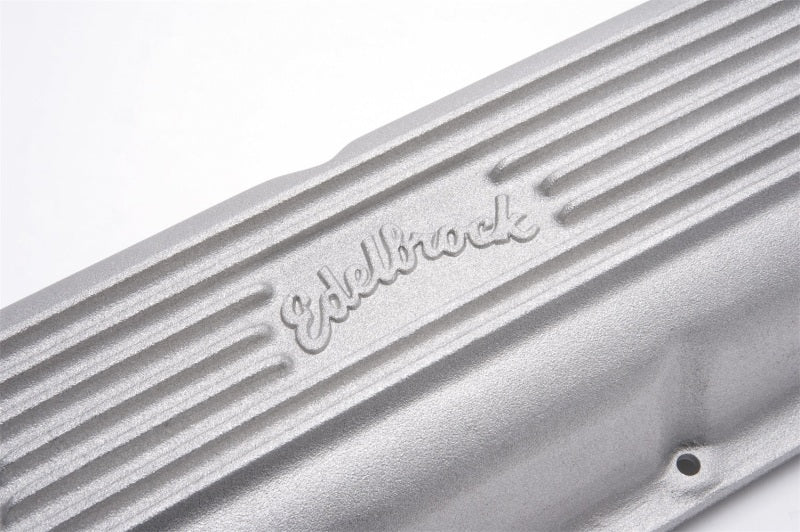 Edelbrock Valve Cover Classic Series Chevrolet 1965 and Later 396-502 V8 Satin - Burkken Auto Parts