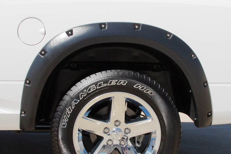 Lund 10-17 Dodge Ram 2500 RX-Rivet Style Smooth Elite Series Fender Flares - Black (2 Pc.) - Burkken Auto Parts