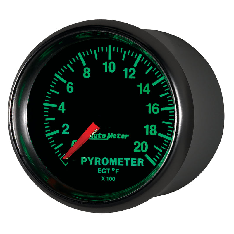 Autometer GS 0-2000 degree F Full Sweep Electronic Pyrometer Gauge - Burkken Auto Parts